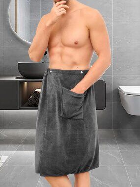 Mens Towel Wrap Shower Towel